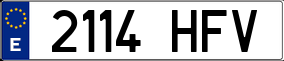 Truck License Plate